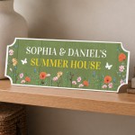 Garden Sign For Home Personalised Summer House Sign