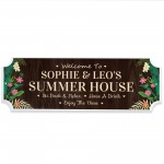 Summerhouse Sign For Home Personalised Summer House Sign