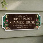 Summerhouse Sign For Home Personalised Summer House Sign