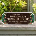 Summerhouse Sign For Home Personalised Summer House Sign