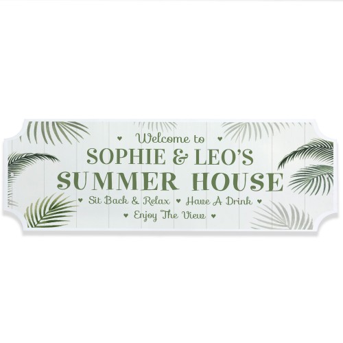 Novelty Summerhouse Sign For Home Personalised Summer House Sign Novelty Summerhouse Sign For Home Personalised Summer House Sign