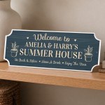 Personalised Summerhouse Sign For Home Hanging Garden Shed Yard 