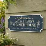 Personalised Summerhouse Sign For Home Hanging Garden Shed Yard 