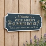 Personalised Summerhouse Sign For Home Hanging Garden Shed Yard 