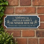 Personalised Summerhouse Sign For Home Hanging Garden Shed Yard 
