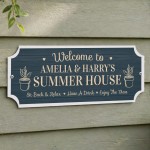 Personalised Summerhouse Sign For Home Hanging Garden Shed Yard 