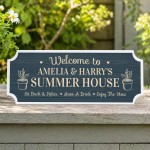 Personalised Summerhouse Sign For Home Hanging Garden Shed Yard 