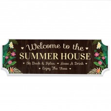 Novelty Summer House Hanging Sign For Outdoor Garden Shed Sign