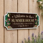 Novelty Summer House Hanging Sign For Outdoor Garden Shed Sign Novelty Summer House Hanging Sign For Outdoor Garden Shed Sign