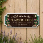 Novelty Summer House Hanging Sign For Outdoor Garden Shed Sign Novelty Summer House Hanging Sign For Outdoor Garden Shed Sign