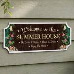 Novelty Summer House Hanging Sign For Outdoor Garden Shed Sign Novelty Summer House Hanging Sign For Outdoor Garden Shed Sign