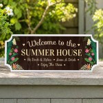 Novelty Summer House Hanging Sign For Outdoor Garden Shed Sign Novelty Summer House Hanging Sign For Outdoor Garden Shed Sign