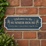 Novelty Summer House Hanging Sign For Outdoor Welcome Sign