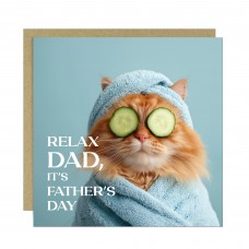 Dad Card For Fathers Day Relax Dad Its Fathers Day Card