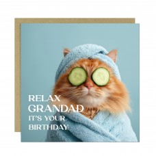 Grandad Card For Birthday Relax Grandad Its Your Birthday Card