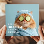 Grandad Card For Birthday Relax Grandad Its Your Birthday Card