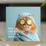 Grandad Card For Birthday Relax Grandad Its Your Birthday Card