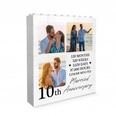 10th Wedding Anniversary Gift Personalised Anniversary Present