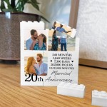 20th Wedding Anniversary Gift Personalised Anniversary Present 20th Wedding Anniversary Gift Personalised Anniversary Present