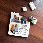 20th Wedding Anniversary Gift Personalised Anniversary Present 20th Wedding Anniversary Gift Personalised Anniversary Present