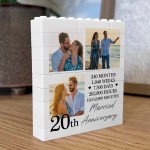 20th Wedding Anniversary Gift Personalised Anniversary Present 20th Wedding Anniversary Gift Personalised Anniversary Present