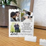 2nd Wedding Anniversary Gift Personalised Anniversary Present 2nd Wedding Anniversary Gift Personalised Anniversary Present