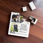 4th Wedding Anniversary Gift Personalised Anniversary Present