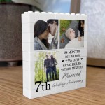 7th Wedding Anniversary Gift Personalised Anniversary Present