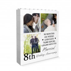 8th Wedding Anniversary Gift Personalised Anniversary Present