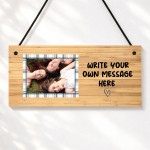 Personalised Friendship Plaque Wooden Effect Plaque With Photo