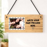 Personalised Friendship Plaque Wooden Effect Plaque With Photo