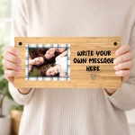 Personalised Friendship Plaque Wooden Effect Plaque With Photo