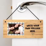Personalised Friendship Plaque Wooden Effect Plaque With Photo