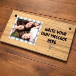 Personalised Friendship Plaque Wooden Effect Plaque With Photo