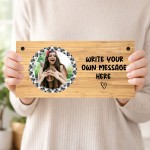 Personalised Plaque With Photo And Own Message Gift For Friend Personalised Plaque With Photo And Own Message Gift For Friend