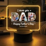 Personalised Fathers Day Gifts For Dad 16 Colours LED Light Personalised Fathers Day Gifts For Dad 16 Colours LED Light