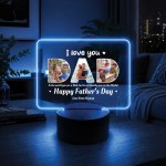 Personalised Fathers Day Gifts For Dad 16 Colours LED Light Personalised Fathers Day Gifts For Dad 16 Colours LED Light