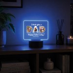 Personalised Fathers Day Gifts For Dad 16 Colours LED Light Personalised Fathers Day Gifts For Dad 16 Colours LED Light