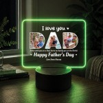 Personalised Fathers Day Gifts For Dad 16 Colours LED Light Personalised Fathers Day Gifts For Dad 16 Colours LED Light