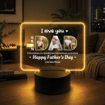 Personalised Fathers Day Gifts For Grandad 16 Colours LED Light Personalised Fathers Day Gifts For Grandad 16 Colours LED Light