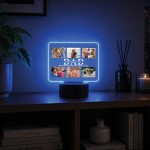 Personalised Fathers Day Gifts 16 Colours LED Light with Photos Personalised Fathers Day Gifts 16 Colours LED Light with Photos