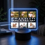 Personalised Fathers Day Gifts 16 Colours LED Light Grandad Gift Personalised Fathers Day Gifts 16 Colours LED Light Grandad Gift