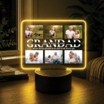 Personalised Fathers Day Gifts 16 Colours LED Light Grandad Gift Personalised Fathers Day Gifts 16 Colours LED Light Grandad Gift