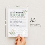 White Gold Green Bridal Shower Hen Party Games 8 Game Pack