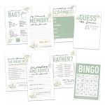 White Gold Green Bridal Shower Hen Party Games 80 Game Pack White Gold Green Bridal Shower Hen Party Games 80 Game Pack