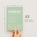 Sage Green Bridal Shower Hen Party Games 80 Game Pack Sage Green Bridal Shower Hen Party Games 80 Game Pack