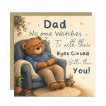 Fathers Day Card & Wooden Heart Keepsake Set Cute Greeting Card Fathers Day Card & Wooden Heart Keepsake Set Cute Greeting Card