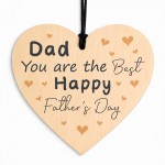 Fathers Day Card & Wooden Heart Keepsake Set Cute Greeting Card Fathers Day Card & Wooden Heart Keepsake Set Cute Greeting Card