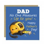 Dad No One Measures Up To You Gift Set Fathers Day Card Heart Dad No One Measures Up To You Gift Set Fathers Day Card Heart