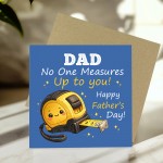 Dad No One Measures Up To You Gift Set Fathers Day Card Heart Dad No One Measures Up To You Gift Set Fathers Day Card Heart